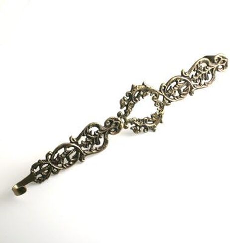 Bronze Victorian Wreath Hanger with Heart - Set of 2 in Saudi Arabia