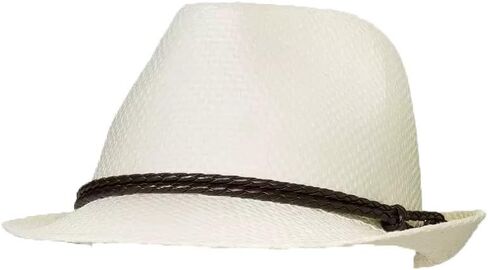 Goodfellow & Co Straw Fedora with Braided Leather Band - (as1, Alpha, m, l) Beige in Saudi Arabia