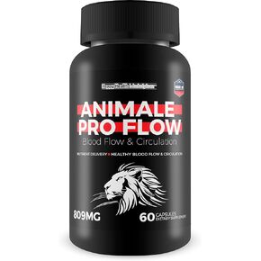Animale Pro Flow - Our Best Blood Flow Supplement - Pro Animale Male Health Supplement for Blood Flow Care - Healthy Blood Flow Blood Circulation Supplements for Men - Pro Animale Pills for Men