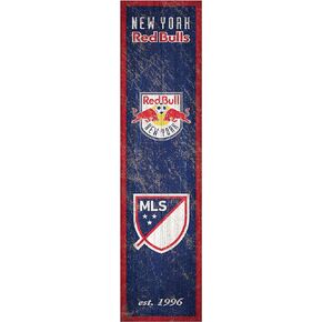 Fan Creations MLS New York Red Bulls Unisex New York Redbulls Heritage Banner 6x24 Sign, Team, 6 x 24