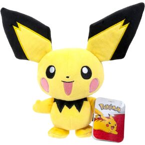 Pokémon 8" Pichu Plush - Officially Licensed - Quality & Soft Stuffed Animal Toy - Pikachu Evolution - Great Gift for Kids, Boys, Girls & Fans of Pokemon