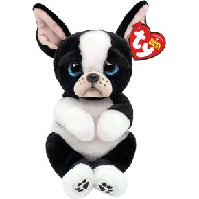 Ty Beanie Bellies-TY41054, TY41054, Tink The Dog Soft Toy, White, Black, Small