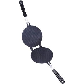TOPINCN Waffle Cone Maker, Waffle Egg Roll Nonstick Coating Baking Pan Egg Roll Maker, Double Sided Pancake Maker Multifunctional Crisp Omelet Pan Ice Cream Maker Machine 15.16 x