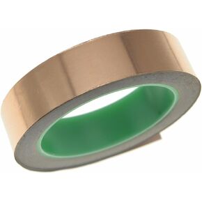 KAISH Double Conductive Copper Foil Paper Shielding Paper for Guitar & EMI Shielding,Crafts,Electrical Repairs,Grounding - 65 FT 50 mm(1.97")