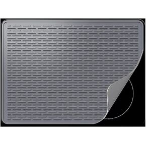 Electric Stove Top Cover for Electric Stove, 28x20 inches Glass Top Stove Cover Protector, Silicone Stovetop Cover To Protect Cooktop Counter Surface And Prevent Scratching (Black Stove Guard)