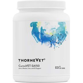 ThorneVET CurcuVET-SA150 – Joint, Muscle, Liver & GI Support for Medium & Large Dogs, 90 Soft Chews