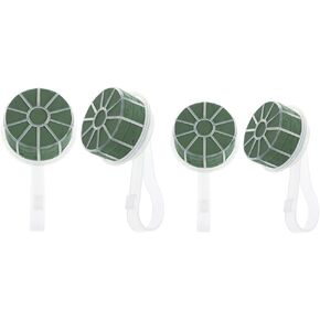 GANAZONO 4pcs Wedding Bridal Bouquet Holder for Artificial Flowers Foam Bouquet Holder Handle for Weddings Flower Arrangement Small