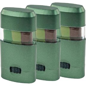 Camo-Up Face Paint, Dark Green/Light Green/Brown, 3 Pack