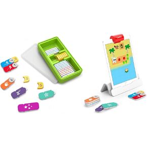 Osmo - حزمة Coding Family لأجهزة iPhone وiPad وFire Tablet - 3 ألعاب تعليمية تعليمية - للأعمار من 5 إلى 10 سنوات فما فوق - Coding Jam وCoding Awbie وCoding Duo - لعبة STEM (تتطلب قاعدة Osmo) (حصريًا لأمازون)