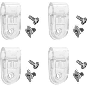 ArrogantF Football Helmet Clips Screws Nuts Compatible with Schutt & Riddell Multiple Sports Helmet,Use for Repairing Baseball, Softball Soccer and More Youth Football Helmet Facemask Hardware Kit