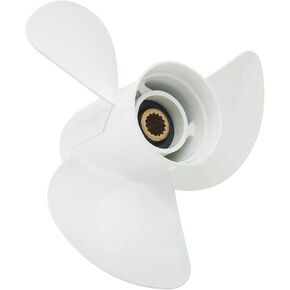 YaeMarine محرك القارب الألومنيوم المروحة 13-1/4x17-K لياماها 60HP-130HP محرك خارجي 6E5-45945-01-00,6E5-45945-01-EL in Kuwait