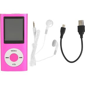 MP3 Player Support TF Memory Card Up to 64GB, Mini Portable Lossless Sound 1.8 inch HD Screen Music Player Support Voice Recorder with Headphone for Sport Running Walking
