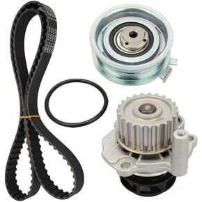 DRIVESTAR Engine Timing Belt Kit with Water Pump 1998 1999 2000 2001 2002 2003 2004 2005 for Volkswagen Golf Beetle Jetta 2.0L TBK296