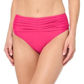 Ramy Brook Women's Standard Ivo High Waisted Ruched Bikini Bottom