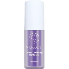 Color Correcting Toothpaste - Teeth Whitening Toothpaste - Fluoride-Free Purple Toothpaste - Reduce Yellow Tones - Stain Removal Toothpaste (Mint)