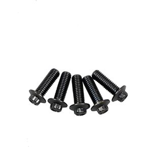 PJMTCUSTOM Black 3/8-16-1.0 inch Rear Brake Rotors Discs Hardware Bolts Screws Fits for Harley Davidson Rear Wheel (3/8 Rear)