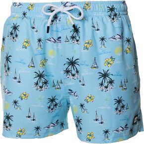 سروال سباحة من الموجة الثالثة للرجال مع بطانة ضاغطة ودرزة داخلية 3 بوصة - شورت سباحة ممتاز وبدلة استحمام للسباحة in Kuwait