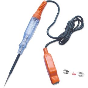 جهاز اختبار دائرة السيارات، مصباح LED للاختبار 6-24 فولت مع سلك ممتد من البولي يوريثان مقاس 39 بوصة، مسبار فولاذي حاد لدوائر السيارة ذات الجهد المنخفض للتيار المستمر in Kuwait