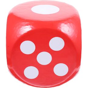 LUOZZY Large Dice Foam Dice 7.3 Inch Big Dice for Party Game 6 Numbered Dice Fake Dice Anxiety Relieve Dice Party Accessory