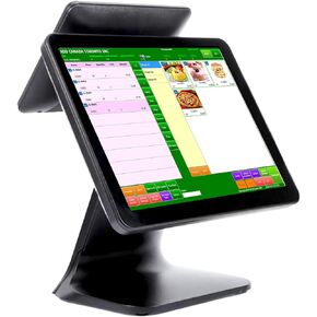 ASSUR System, Cashier Register with Touch Screen 15" & Custom Screen 9.7", CPU J6412, 4GB RAM, 64G SSD, Windows Pro. 10, WiFi Module for Retail and Restaurant (POS Software is NOT Included)