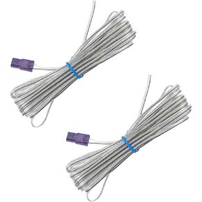 حزمة من 2 كابل سلك مكبر صوت جزء A/S AH81-02137A لمكبرات الصوت الخلفية سامسونج SWA-8500S SWA-9000S SWA-9100S HT-H4500 HT-J4500 HT-H4500K HT-J5530K HT-J5500 HT-J5500K HT-J5550K HT-J5500W والمزيد من النماذج in Kuwait