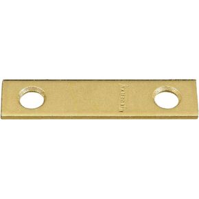 NATIONAL MFG/SPECTRUM BRANDS HHI, 2" x 1/2", Bright Brass Finish National/Spectrum Brands HHI N190-892 Mending Plate