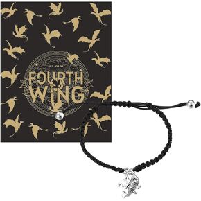 MAOFAED Literary Dragon Bracelet Handmade Braided Bracelet For Men Women Book Lover Gift Bookish Gift
