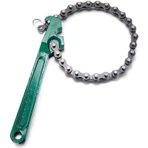 Chain Wrench, 12 inches Automotive Oil Fuel Filter Chain Wrench Pliers Adjustable Removal Remover Tool,fits 1.6" to 5.9" Diameter