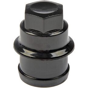 Dorman 711-026 Black Wheel Nut Cover M27-2.0 Compatible with Select Cadillac / Chevrolet / GMC Models, 4 Pack