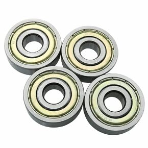 CZQC 6200Z Ball Bearing 4PCS 10mm x 30mm x 9mm Premium Metal Double Shielded Ball Bearings 6200ZZ
