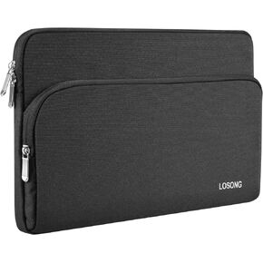 Losong Portable Monitor Case 15.6 Inch, Protective Carrying Sleeve Storage Bag, Portable Display Bag with Accessory Pocket for 15.6 Inch Portable Monitor, Size-15.3"x9.9" Black
