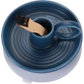 حامل رايفي بالو سانتو، حامل مبخرة للمريض، حامل حكيم للحرق، وعاء حرق الرماد لليوجا والتأمل والشفاء (أبيض) in Kuwait