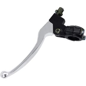 Slother 7/8" Bike Handle Left Clutch Brake Lever Replacement for Honda XR50 XR70 for Yamaha YZ80 YZ85 for Kawasaki KX65 for Coleman CT200U for Trail 200 Mini Bike 196cc 98cc Bike Parts,Silver