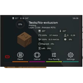 BIGTREETECH HDMI5 V1.1 Touchscreen Monitor 5 inch IPS LCD Display 800×480 for Raspberry-Pi 4B/3B, BTT PI V1.2/PI2 Compatible with SKR Mini E3 V3.0/Octopus/Manta M4P/M5P SKR 3 to Running Klipper