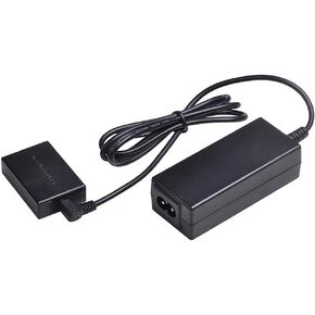 PowerTrust ACK-E17 AC Power Adapter Charger for Canon EOS M3, EOS M5, EOS M6, EOS M6 Mark II Mirrorless Digital Cameras, with DC Coupler DR-E17 Kits