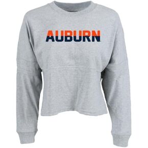 boxercraft Women's NCAA School Graphic Cropped Retro Jersey
