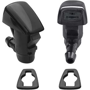 BC3Z-17603-A Premium Wiper Washer Nozzles Fit for Ford Super Duty F250-F550 2011 2012 2013 2014 2015 2016 | Windshield Washer Fluid Jet Nozzle | Easy to Install | 2 Pack, Ref BC3Z17603A Dual Spray