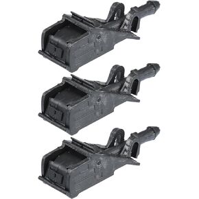 uxcell 3 Pcs No.6E0955985B/6E0955985A Front Windshield Washer Nozzles Washer Spray Jet for VW Golf 1999-2006 for VW Jetta 1999-2005