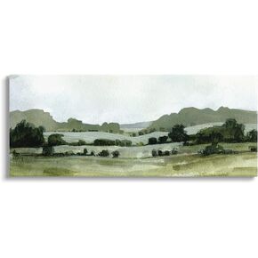 Stupell Industries Distant Rolling Hills Rural Grassland Scenic Landscape Canvas Wall Art, Design By Emma Caroline