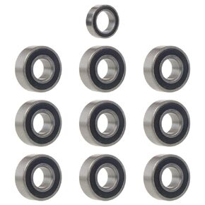 HobbyMarking 10Pcs Steel Sealed Ball Bearing Kit for 1/10 Tamiya RC Buggy Car Hornet/Grasshopper/Grasshopper II Upgrade Parts #58346
