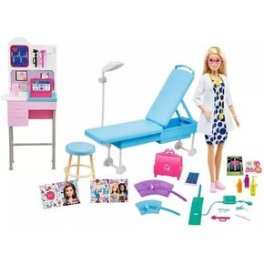 Barbie Doll (Medical Doctor Deluxe Doll Playset)