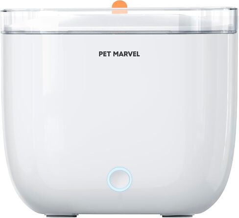 نافورة مياه للقطط من بت مارفل، موزع مياه أوتوماتيكي للحيوانات الأليفة، هادئ للغاية وسهل التنظيف والتجميع، سعة 2 لتر، مع مضخة مياه بمستشعر كهرومغناطيسي يمكن واي فاي للقطط والكلاب الداخلية in Kuwait