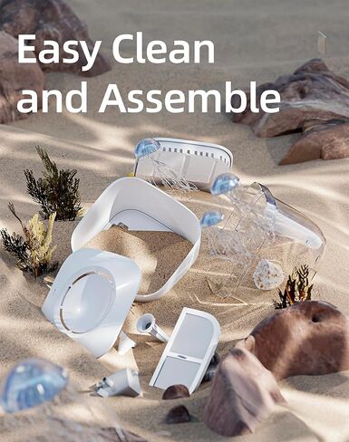 نافورة مياه للقطط من بت مارفل، موزع مياه أوتوماتيكي للحيوانات الأليفة، هادئ للغاية وسهل التنظيف والتجميع، سعة 2 لتر، مع مضخة مياه بمستشعر كهرومغناطيسي يمكن واي فاي للقطط والكلاب الداخلية in Kuwait