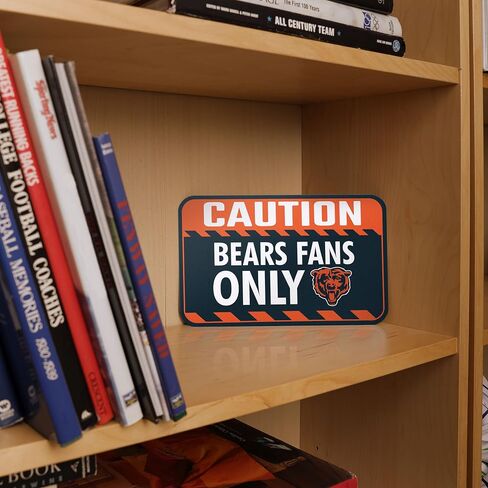 foco NFL Team Logo Caution Hanging Wall Sign in Saudi Arabia