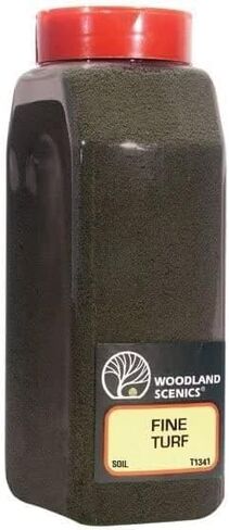 Make Your Day Bundle, Woodland Scenics Fine Turf Bundle, T1341 Soil, T1342 Earth, and T1346 Weeds Blend (Pack of 3) - Includes Pack of MYD Paintbrushes in Saudi Arabia