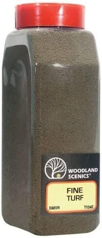 Make Your Day Bundle, Woodland Scenics Fine Turf Bundle, T1341 Soil, T1342 Earth, and T1346 Weeds Blend (Pack of 3) - Includes Pack of MYD Paintbrushes in Saudi Arabia