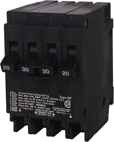 Murray MP23020 قاطع دائرة مزدوج القطب 30 أمبير وقاطع دائرة أحادي القطب 20 أمبير in Saudi Arabia