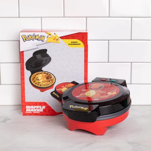 Uncanny Brands Pokémon Charmander Waffle Maker - Make Bounty Charmander Waffles - Kitchen Appliance in Saudi Arabia