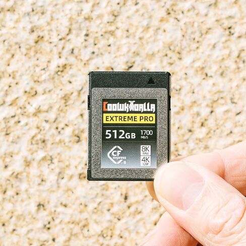 Coowkooalla CFexpress Type B Memory Card,Up to 1700MB/s Read,Raw 8K Video Recording (512GB) in Saudi Arabia