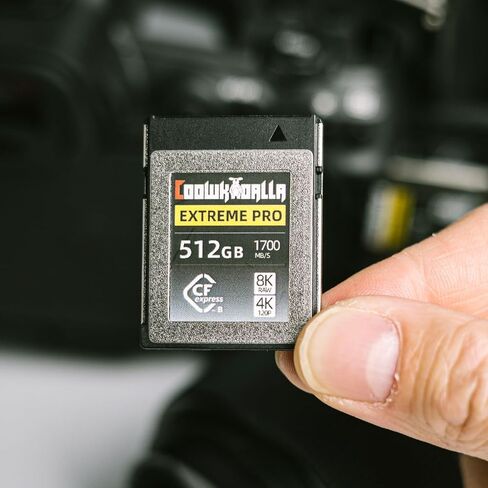 Coowkooalla CFexpress Type B Memory Card,Up to 1700MB/s Read,Raw 8K Video Recording (512GB) in Saudi Arabia